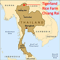 Map of Chiang Rai